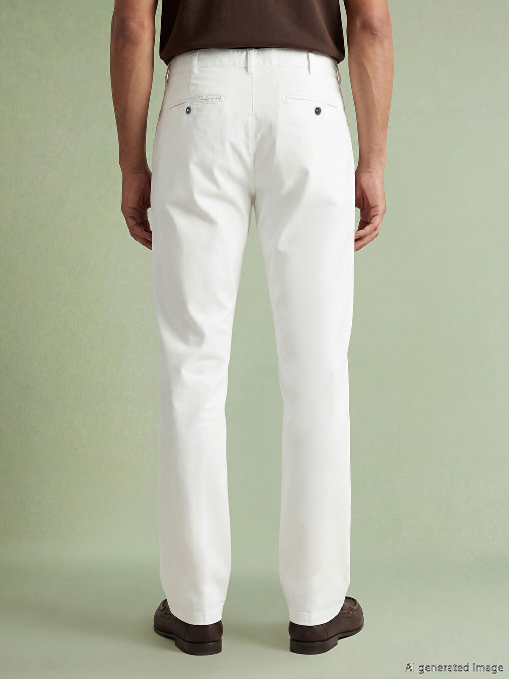 Gri Standart Kalıp Erkek Chino Pantolon-7