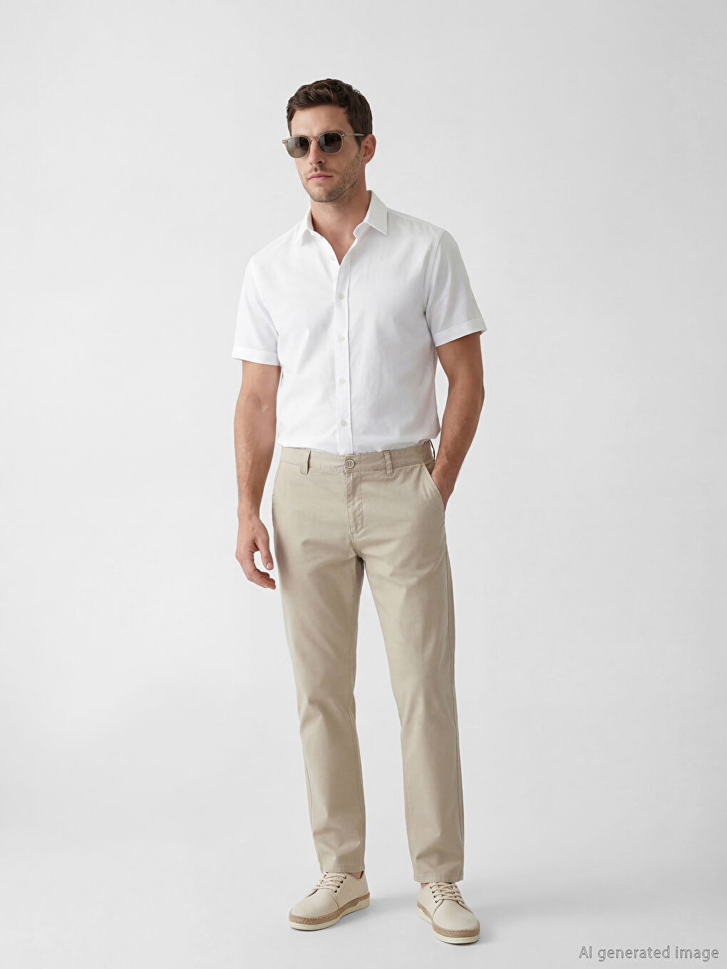 Men's Chino Trousers in a Regular Fit