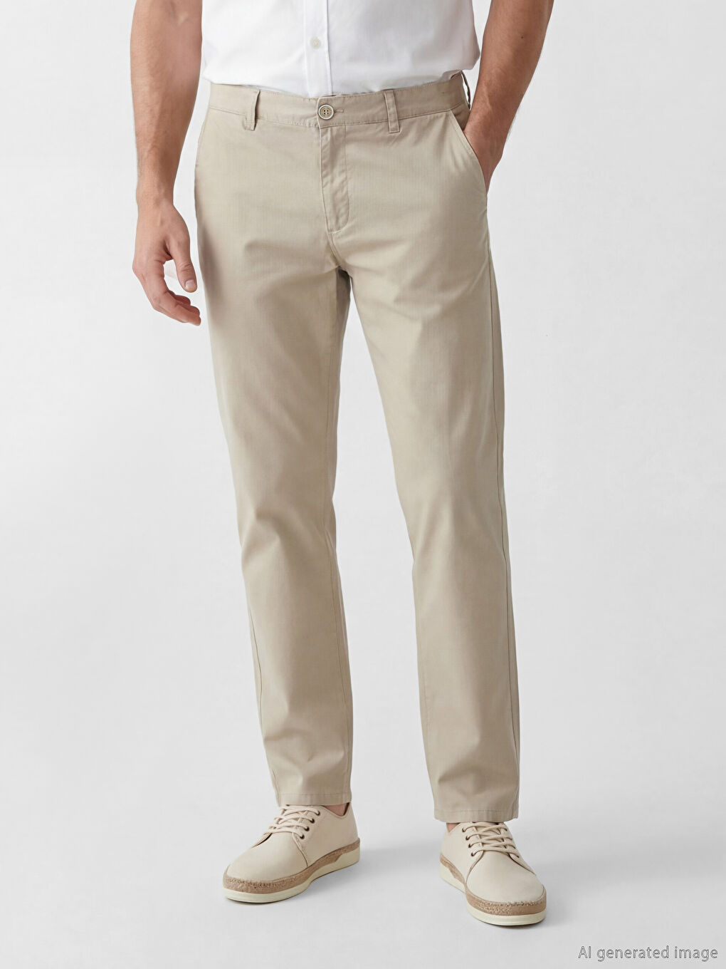 Men's Chino Trousers in a Regular Fit-1