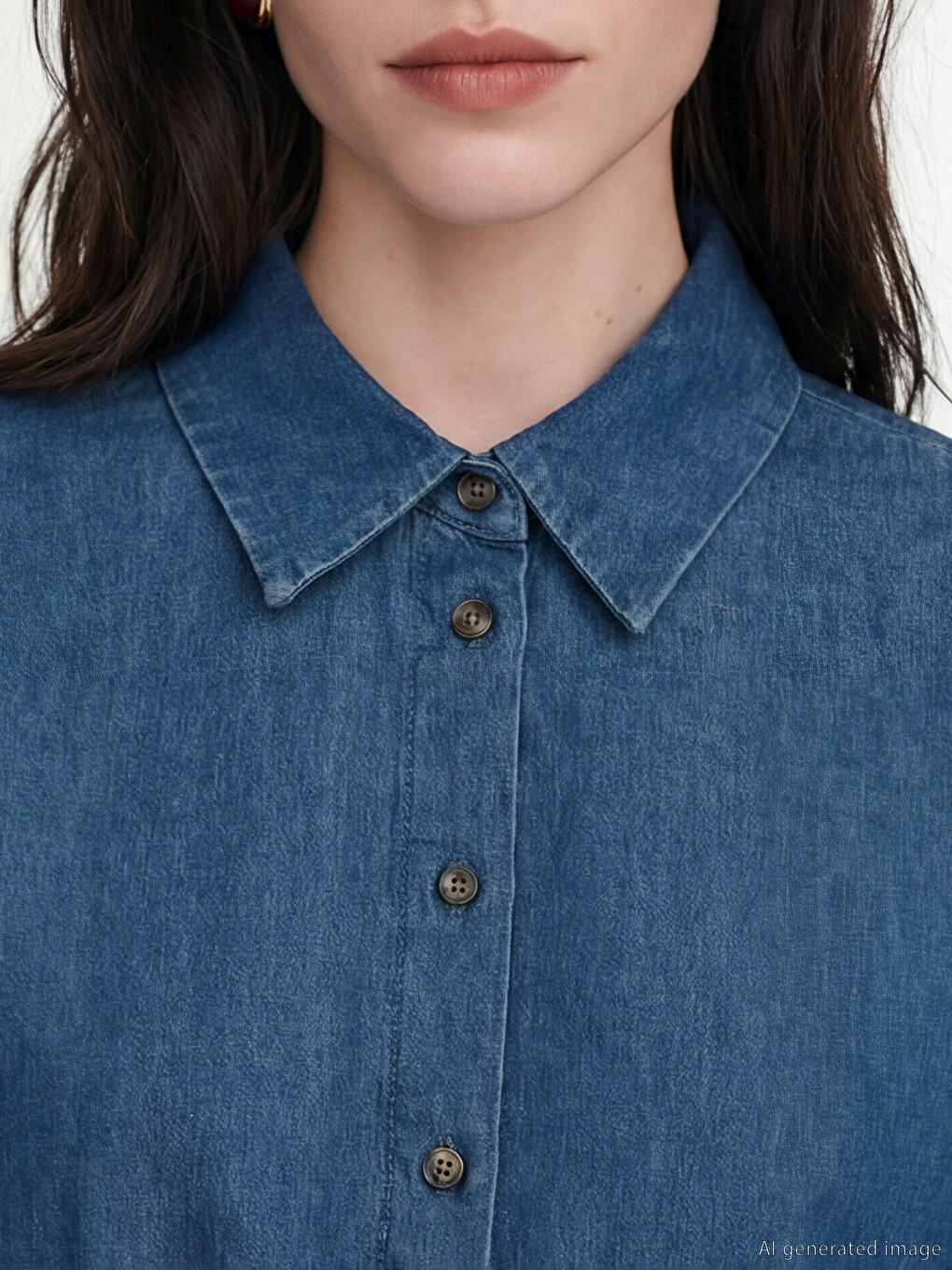 Woman Indigo Shirt Tunic-2