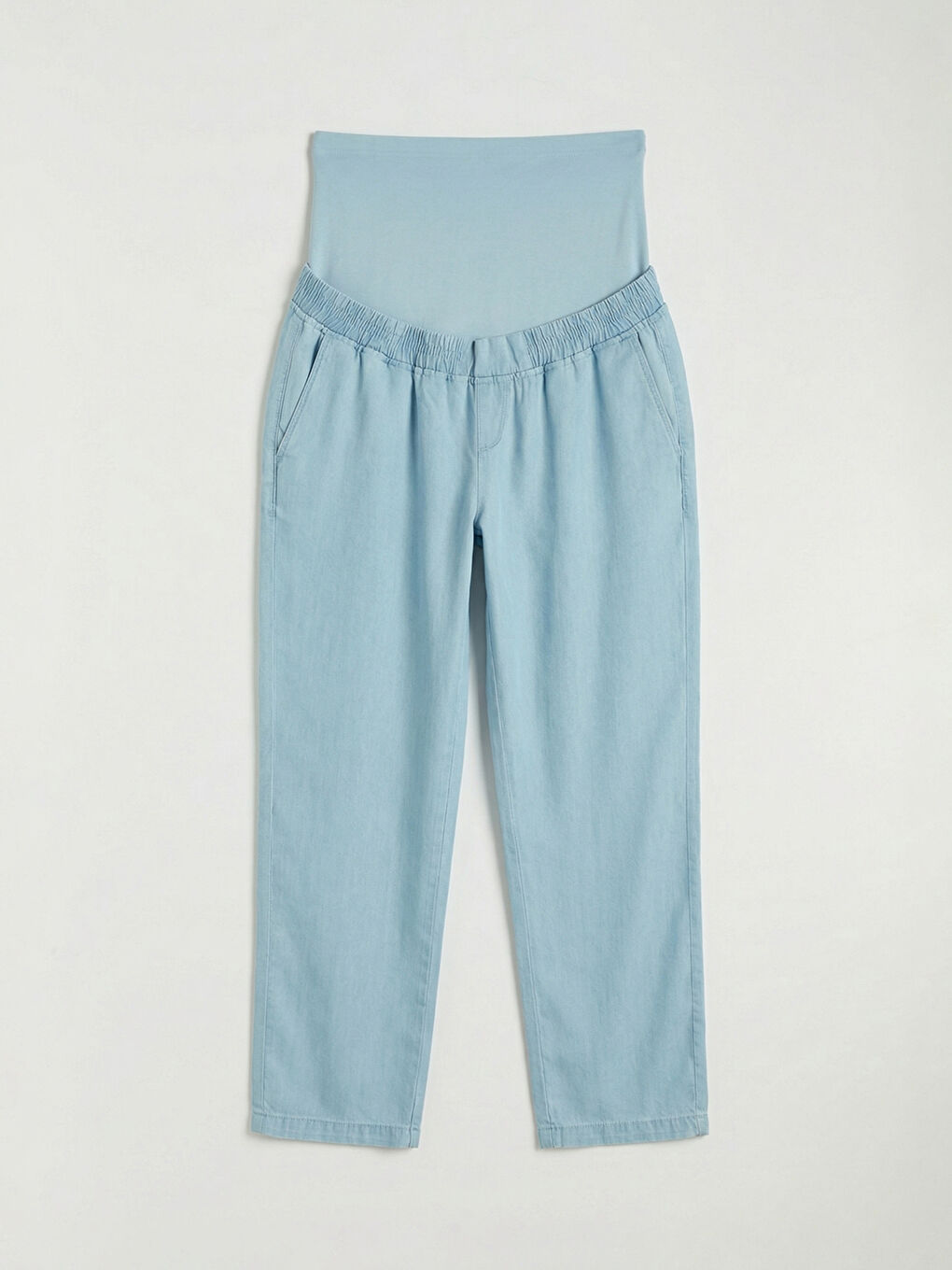 Over Bump Panel Mom Fit Maternity ჯინსი-3