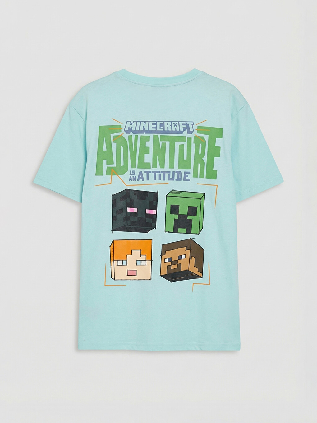 Σετ κοντές πιτζάμες Minecraft με στάμπα για αγόρια-3