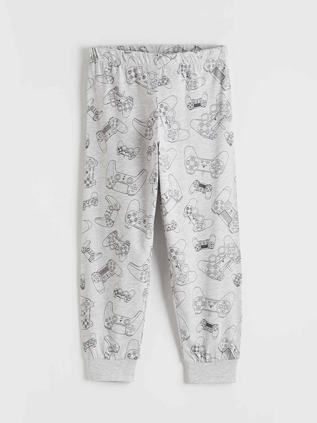 Gri PlayStation Baskılı Erkek Çocuk Pijama Takımı-1