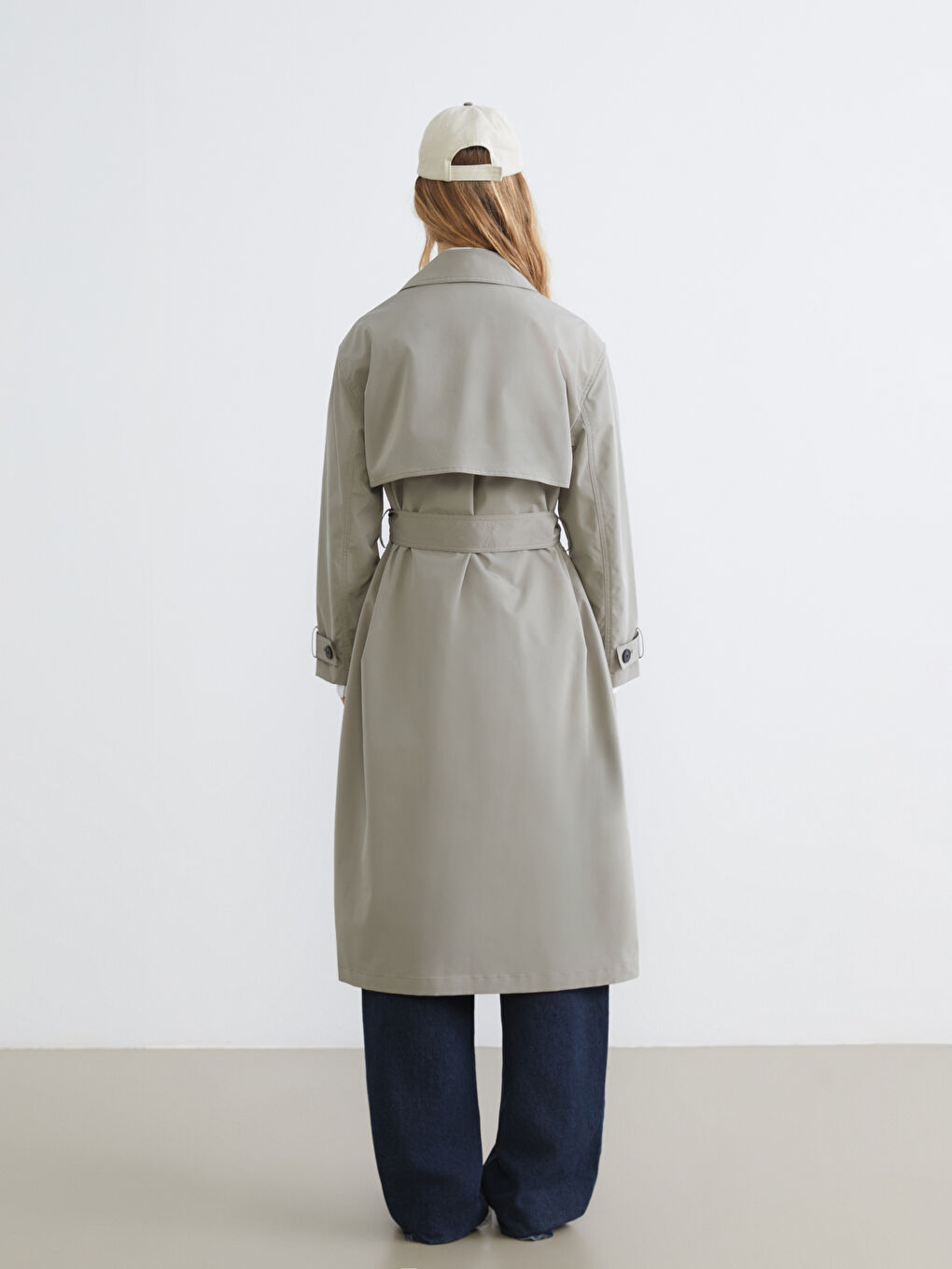 Women's Double-Breasted Trench Coat-4