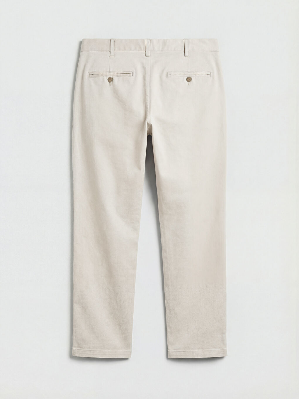 Bej Dar Kalıp Erkek Chino Pantolon-5