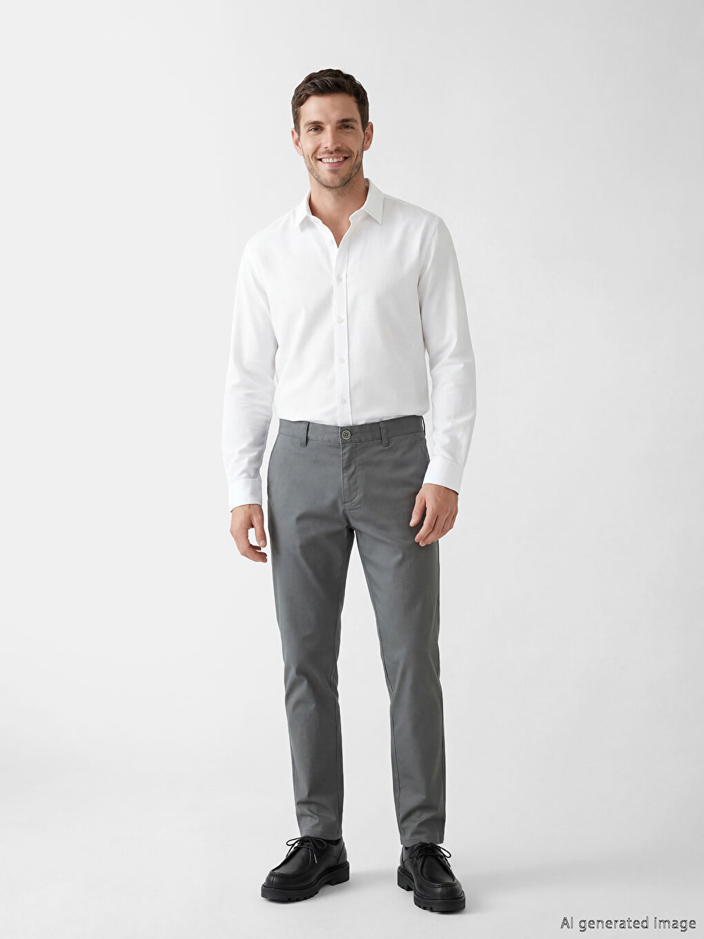 Yeşil Dar Kalıp Erkek Chino Pantolon