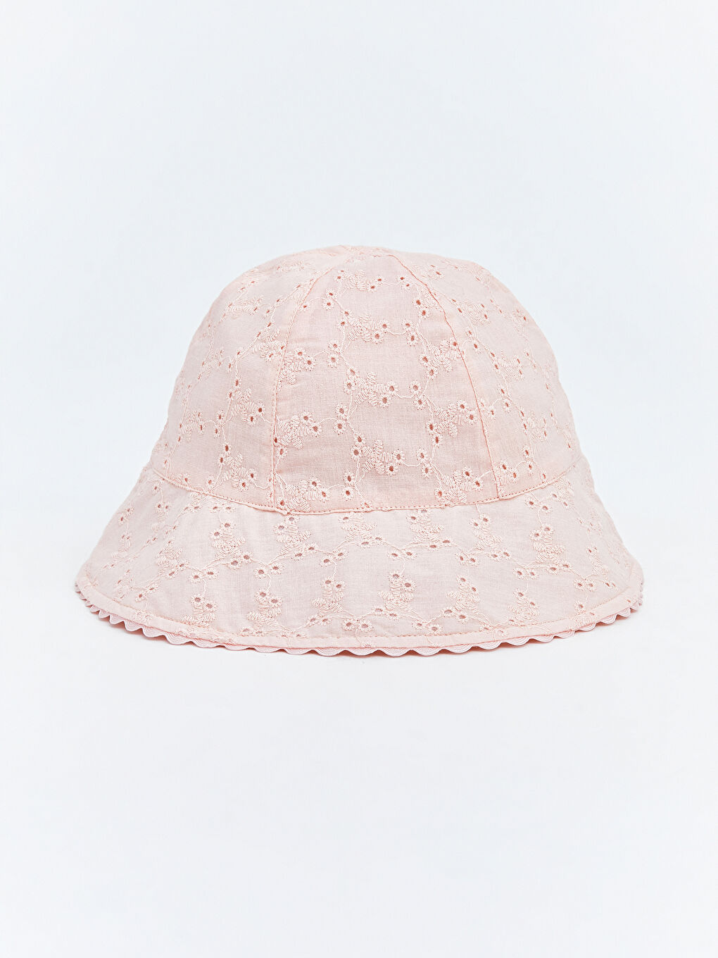 Cvetno vezani šešir uskog oboda za bebu devojčicu