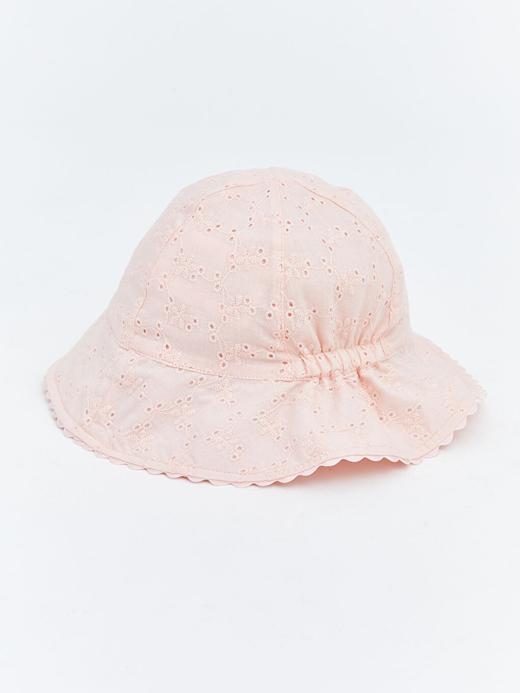 Cvetno vezani šešir uskog oboda za bebu devojčicu-2