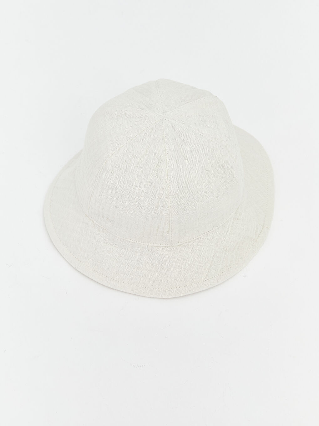 Beyaz Kız bebek Fötr Şapka-1