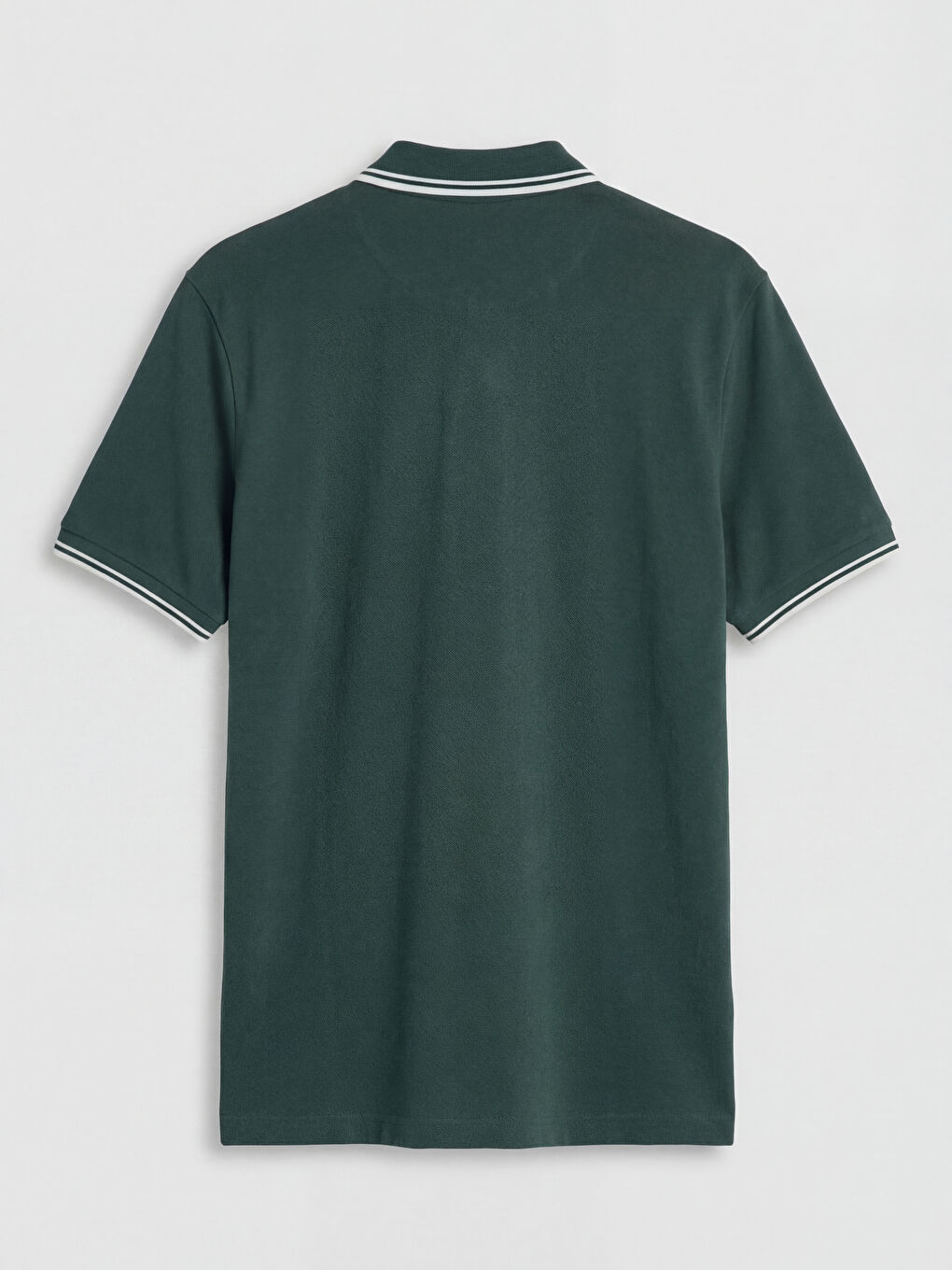 Yeşil Polo Yaka Erkek Pike Tişört-5