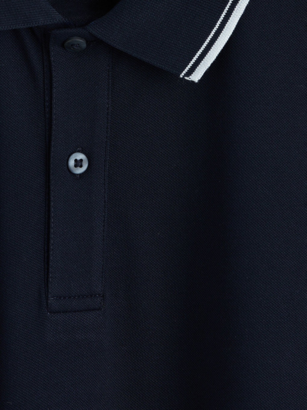 Polo Collar Men's Pique T-Shirt-5