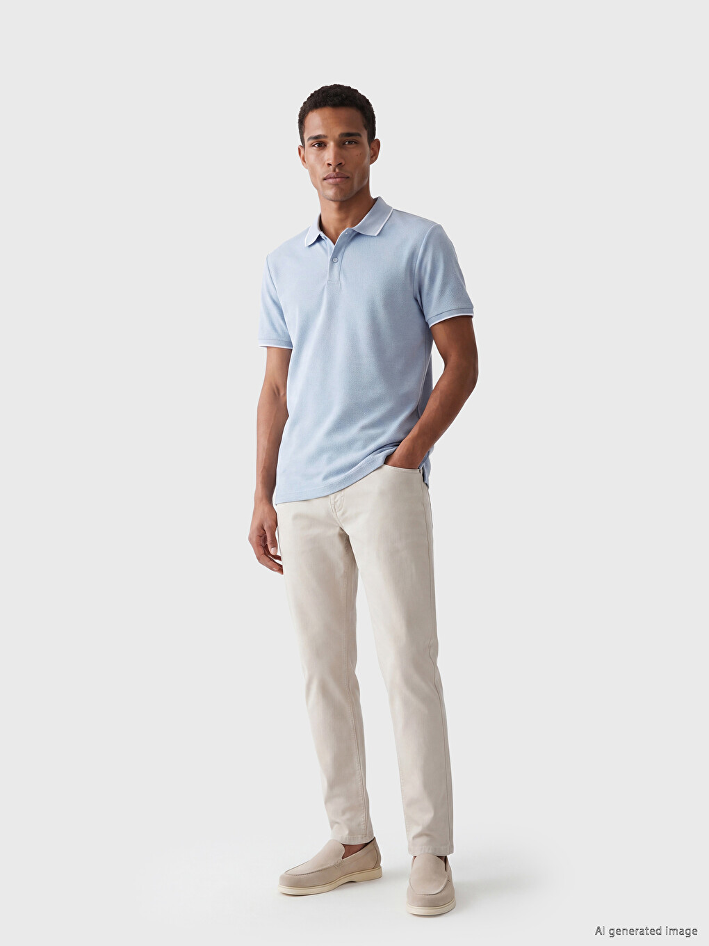 Man Blue T-shirt-1