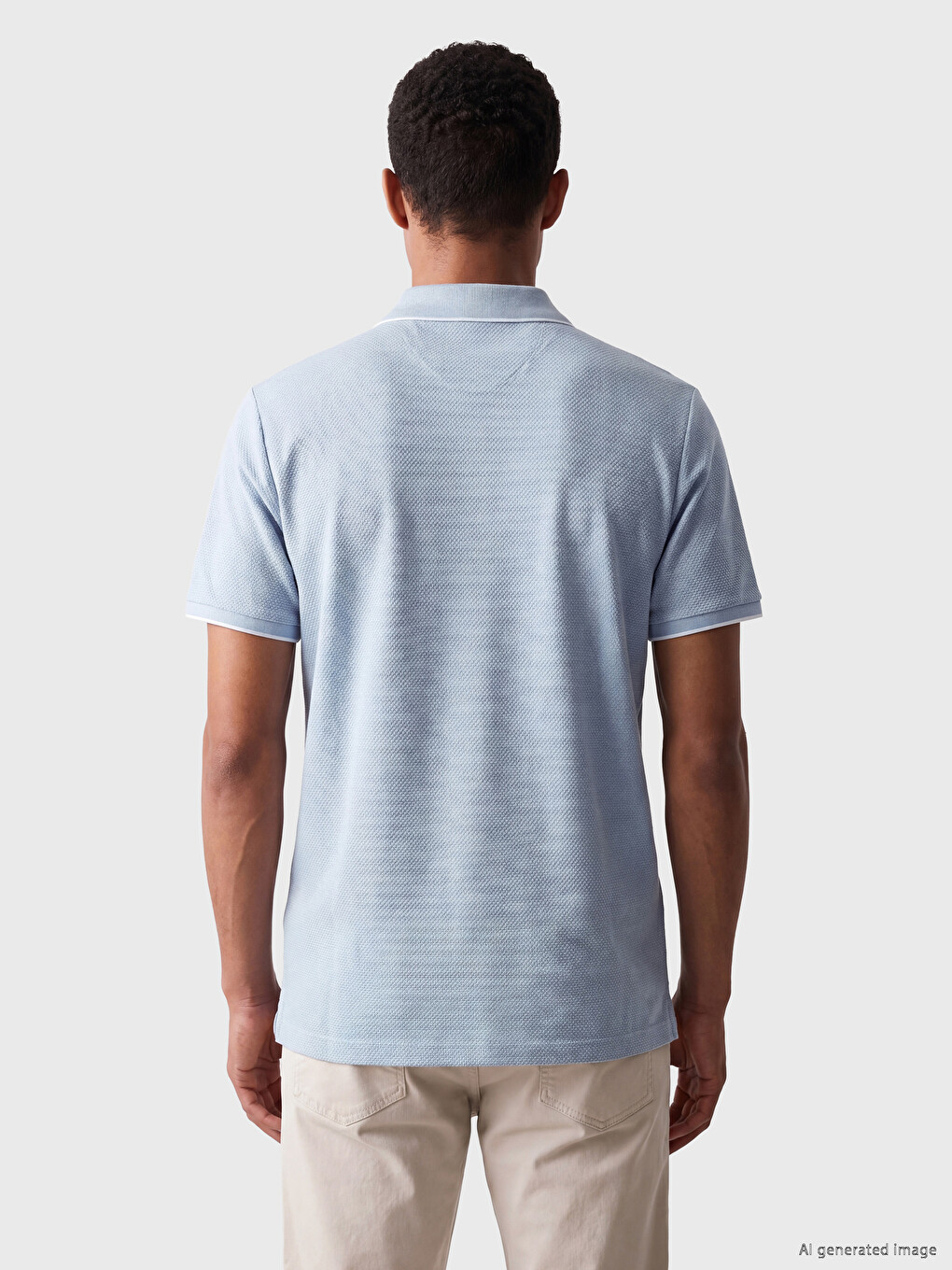 Man Blue T-shirt-3