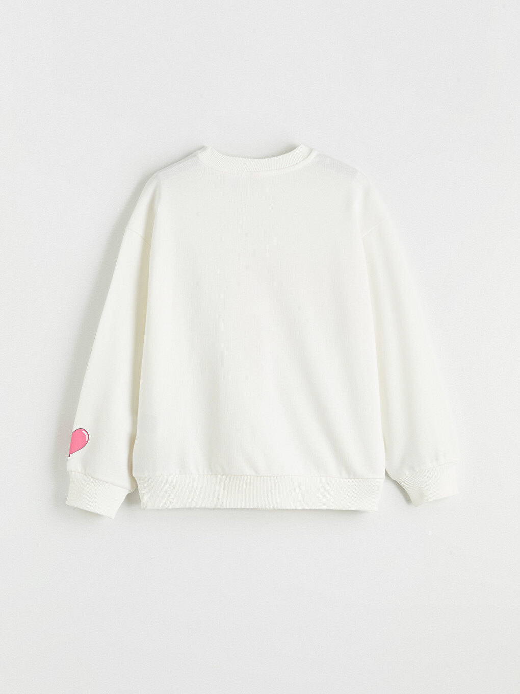 Beyaz Hello Kitty Baskılı Kız Çocuk Sweatshirt-3