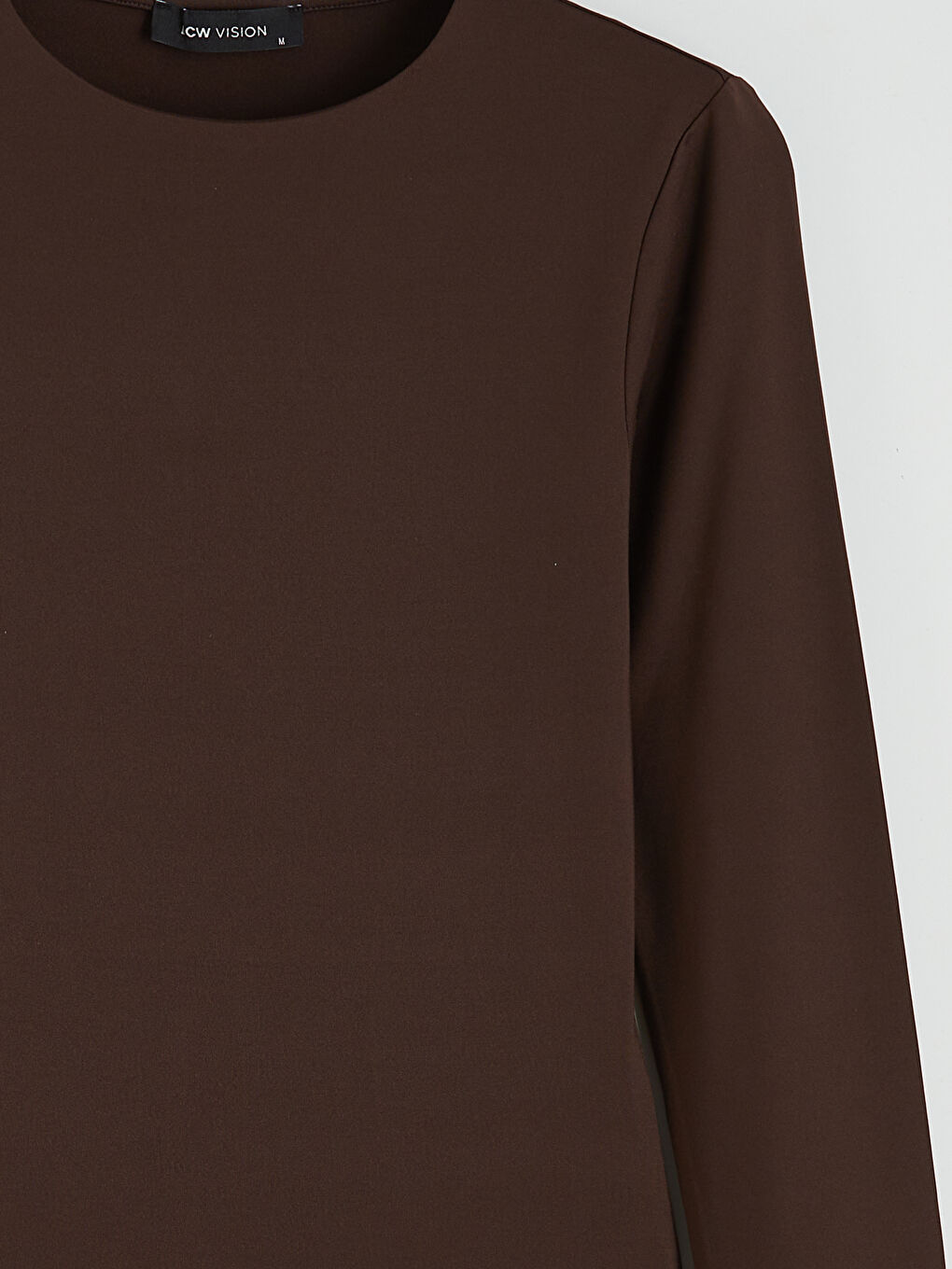 Kahverengi Bisiklet Yaka Kadın Body-1