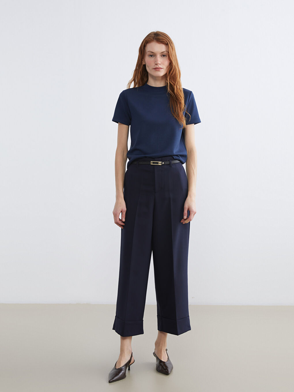 تیشێرتی یاخەی خڕ - ئافرەتان-1