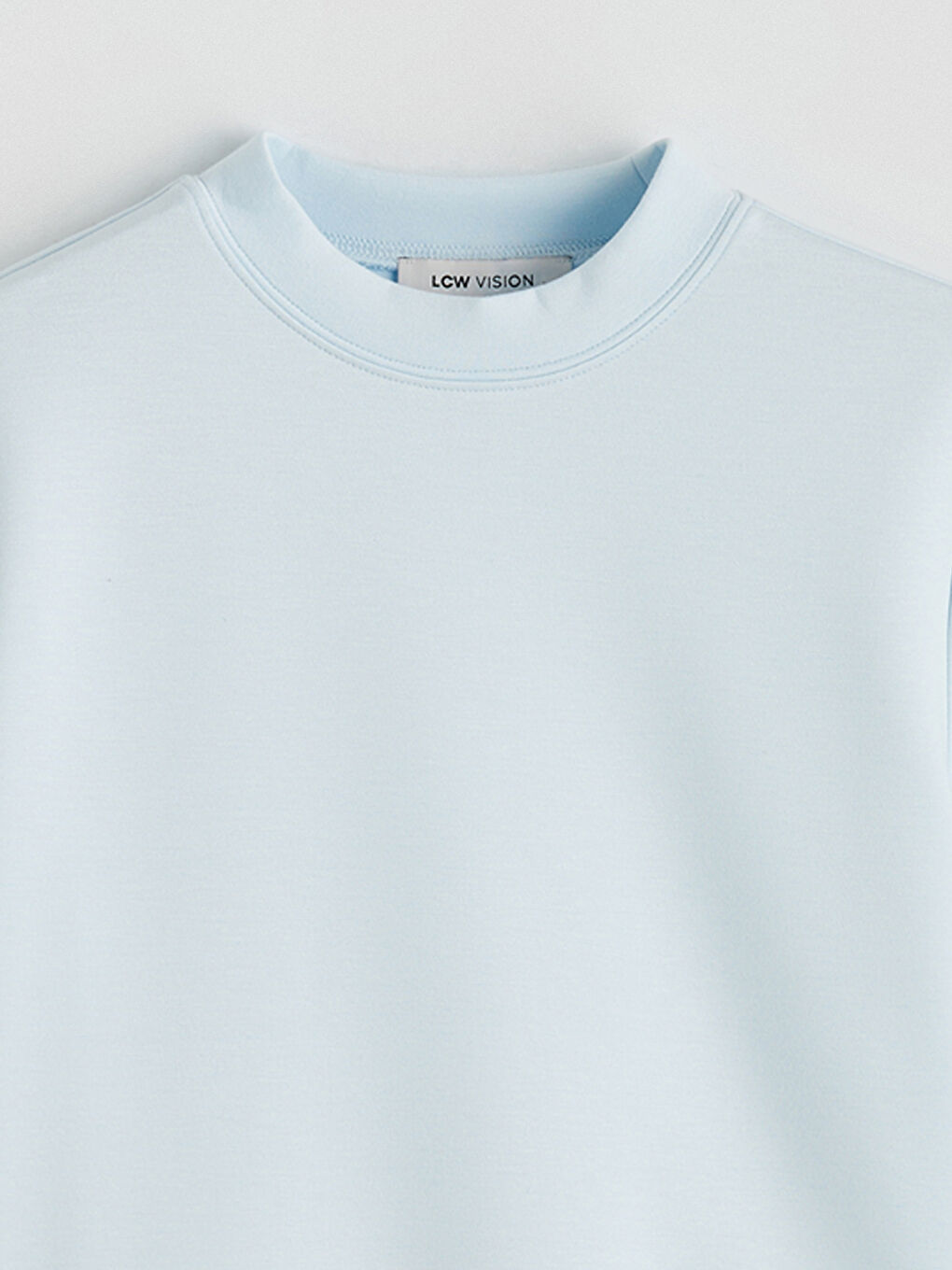 Дамска тениска с кръгло деколте-5