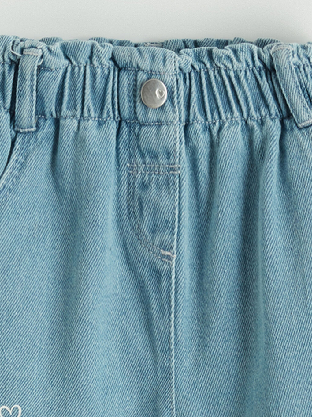 Girl BLUE Denim Shorts-1