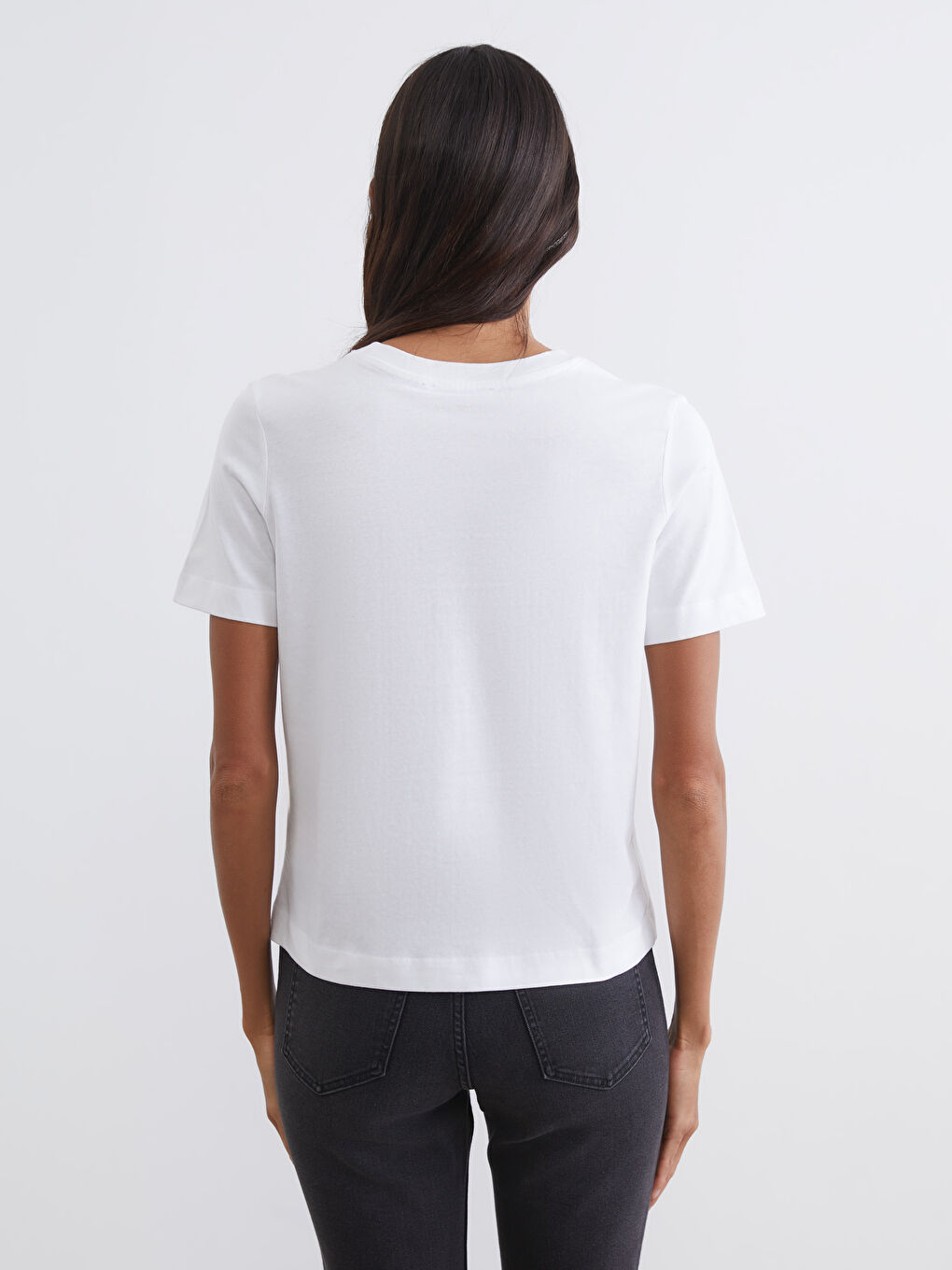 Crew Neck Women's T-Shirt-4