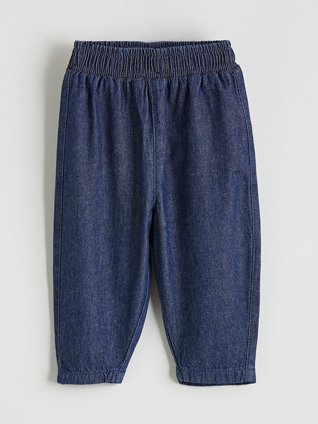 İndigo Beli Lastikli Erkek Bebek Pantolon