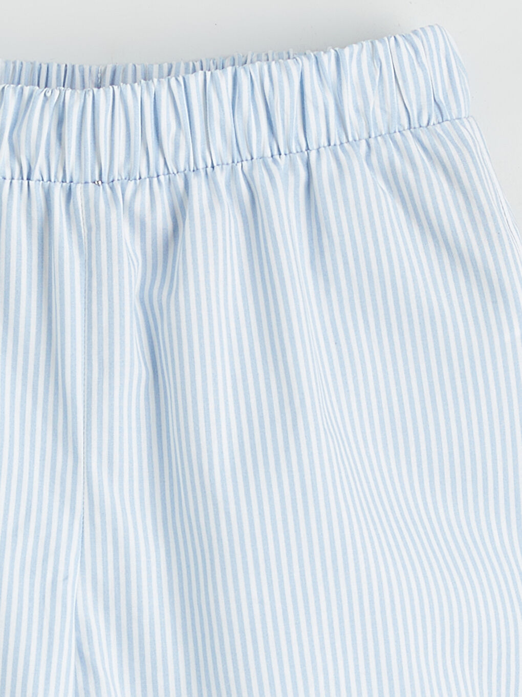 Striped Ruffled Girls' Shorts-1