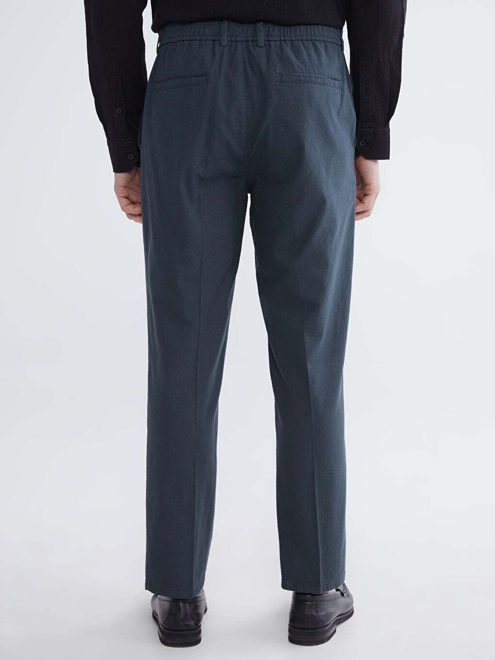 Antrasit Standart Kalıp Erkek Chino Pantolon-3