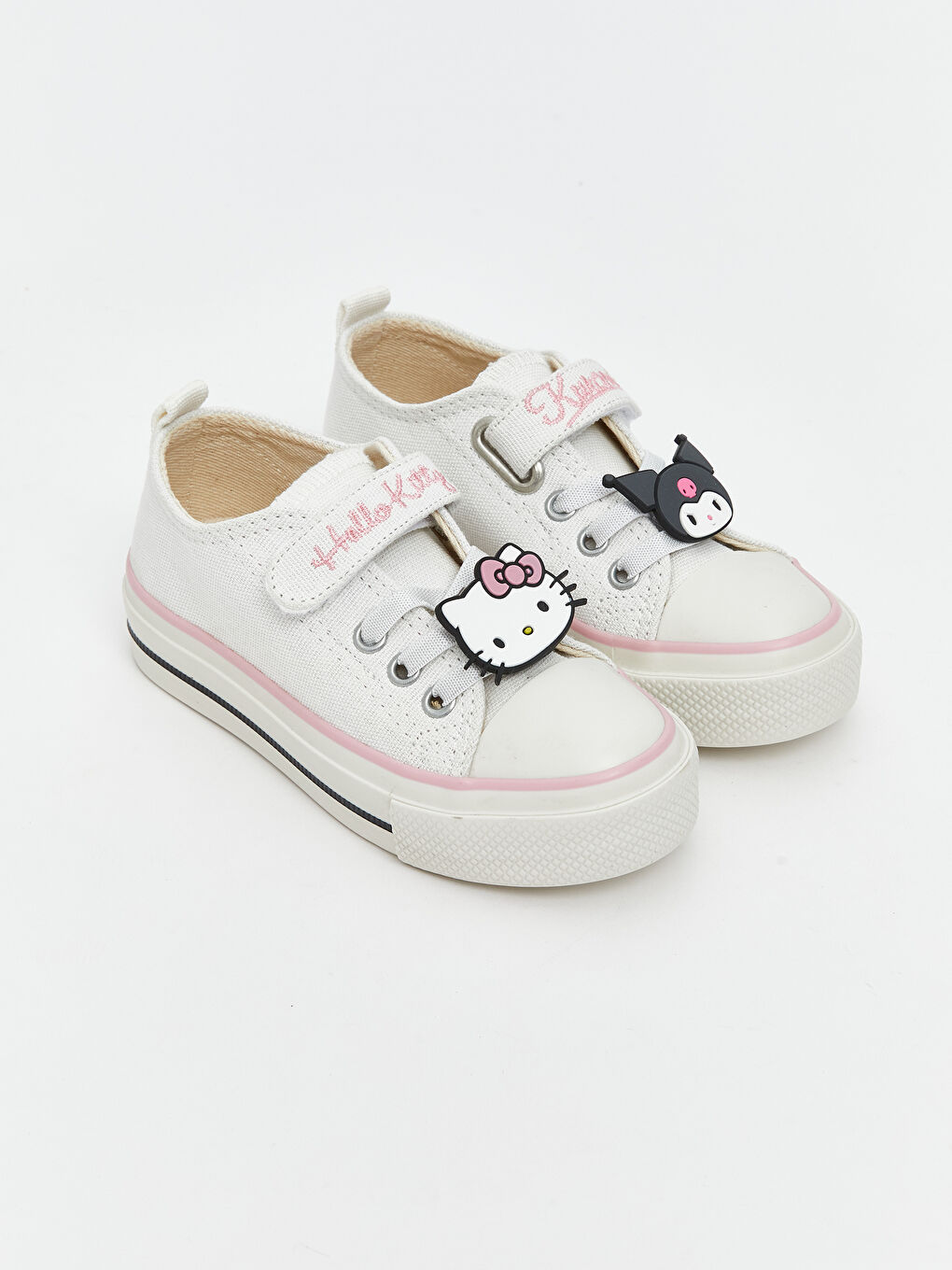 Beyaz Hello Kitty Baskılı Kız Çocuk Spor Ayakkabı