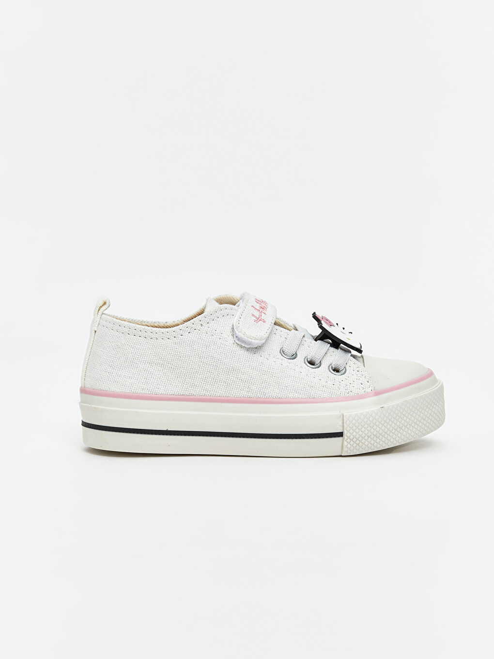 Beyaz Hello Kitty Baskılı Kız Çocuk Spor Ayakkabı-1