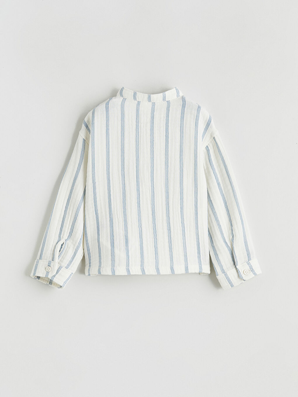 Ekru Hakim Yaka Çizgili  Erkek Bebek Takım-3