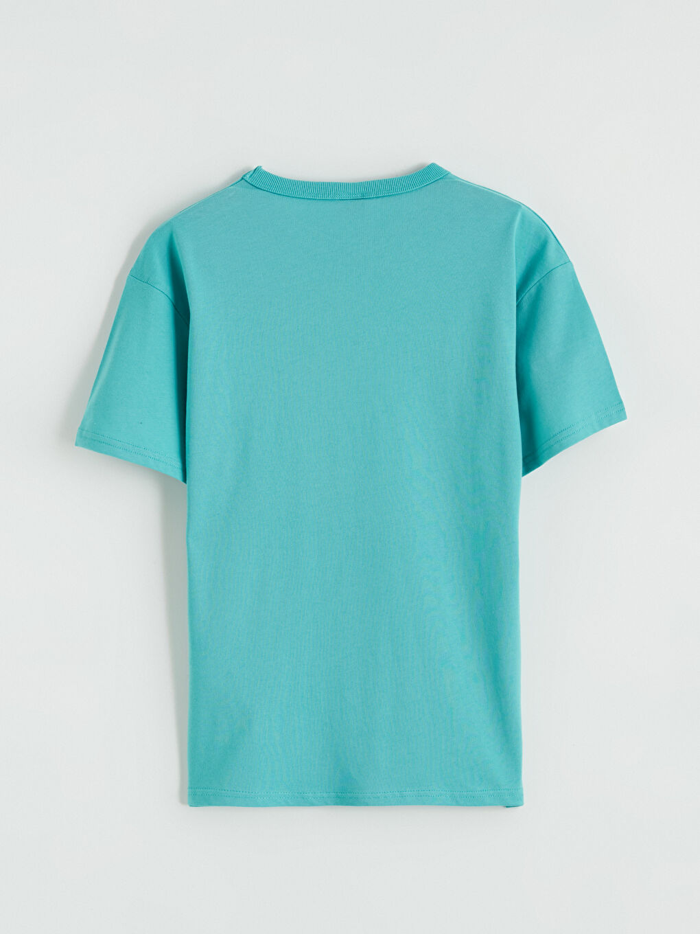 Turkuaz Baskılı Erkek Çocuk Tişört-2