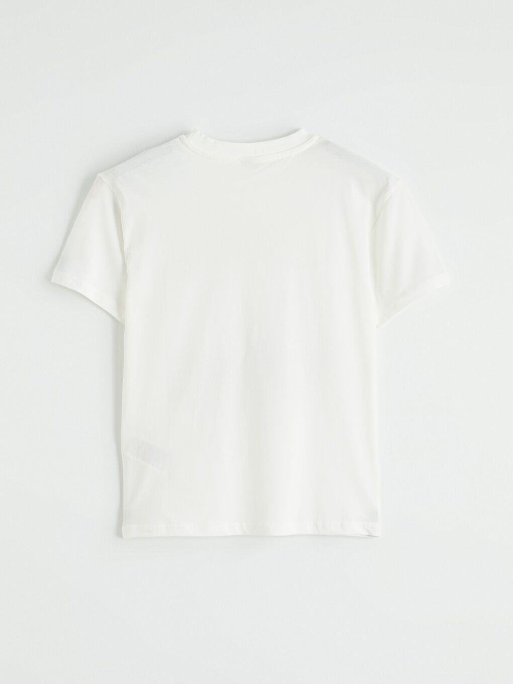 Ekru Slogan Baskılı Bisiklet Yaka Erkek Çocuk Tişört-2