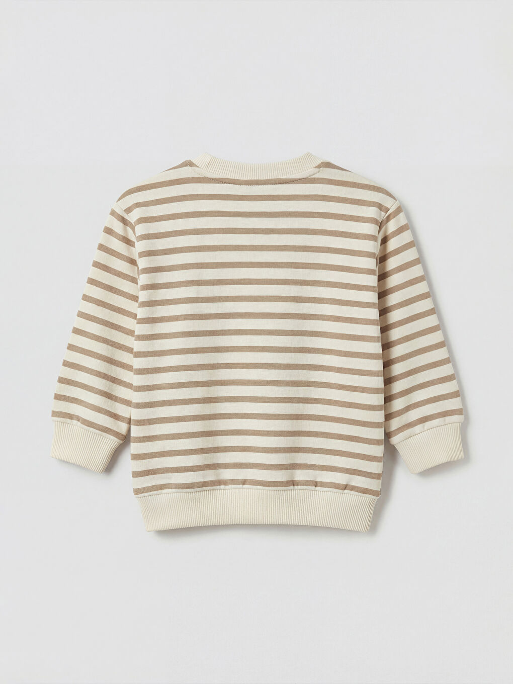 Ekru Erkek Bebek Sweatshirt ve Jean Pantolon-2