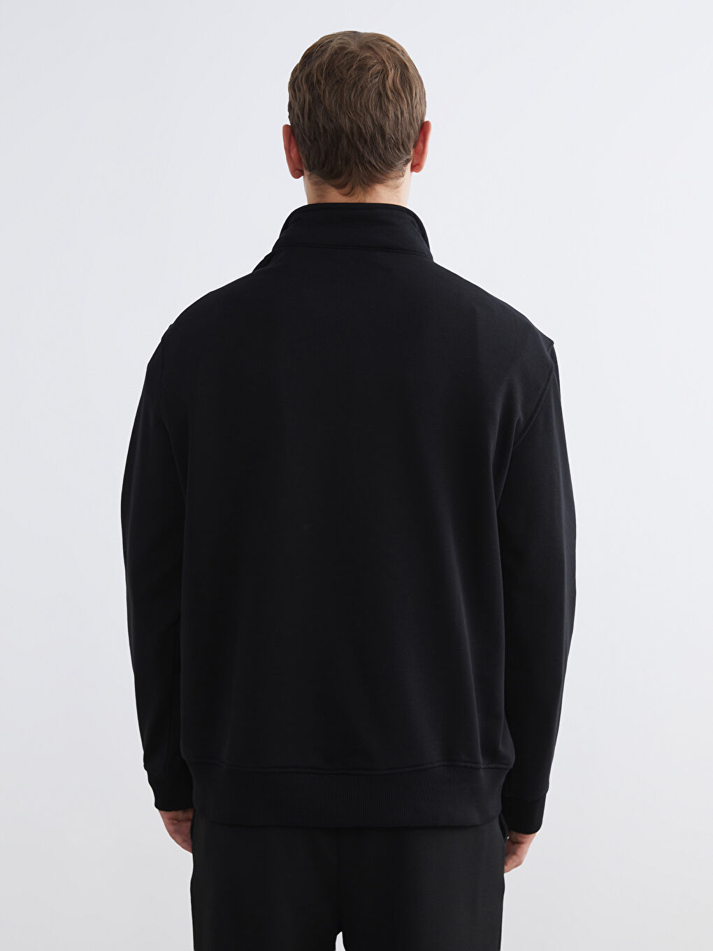 Funnel Neck Men's Sweatshirt-3