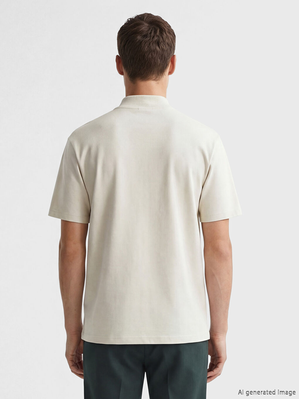 Man BEIGE T-Shirt-3