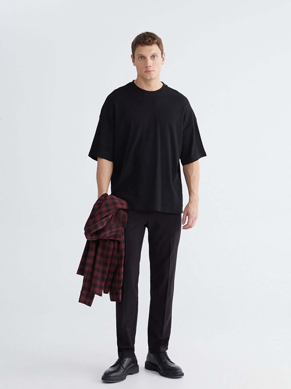 تيشيرت ياقة دائرية للرجال-1