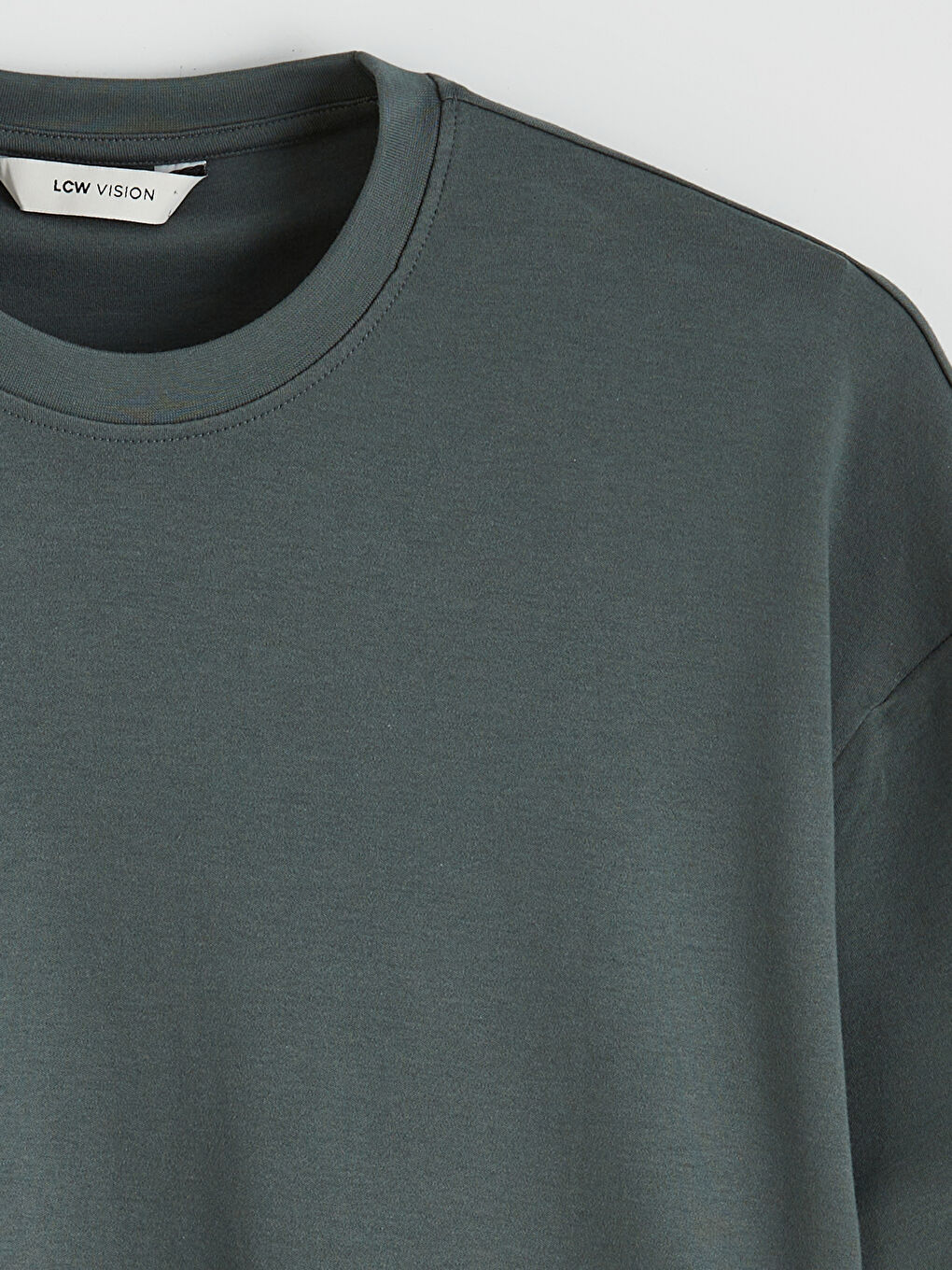 تيشيرت ياقة دائرية للرجال-5