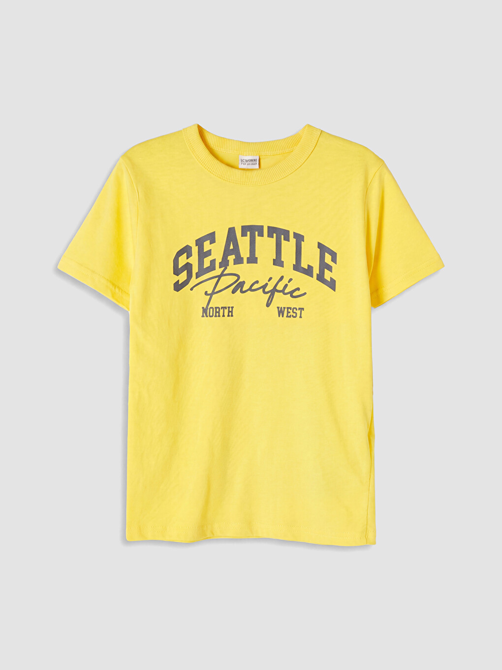 Crew Neck Printed Boys' T-shirt