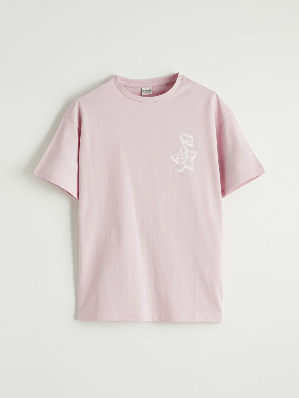 Ekru Baskılı Kız Çocuk Tişört 2'li-4