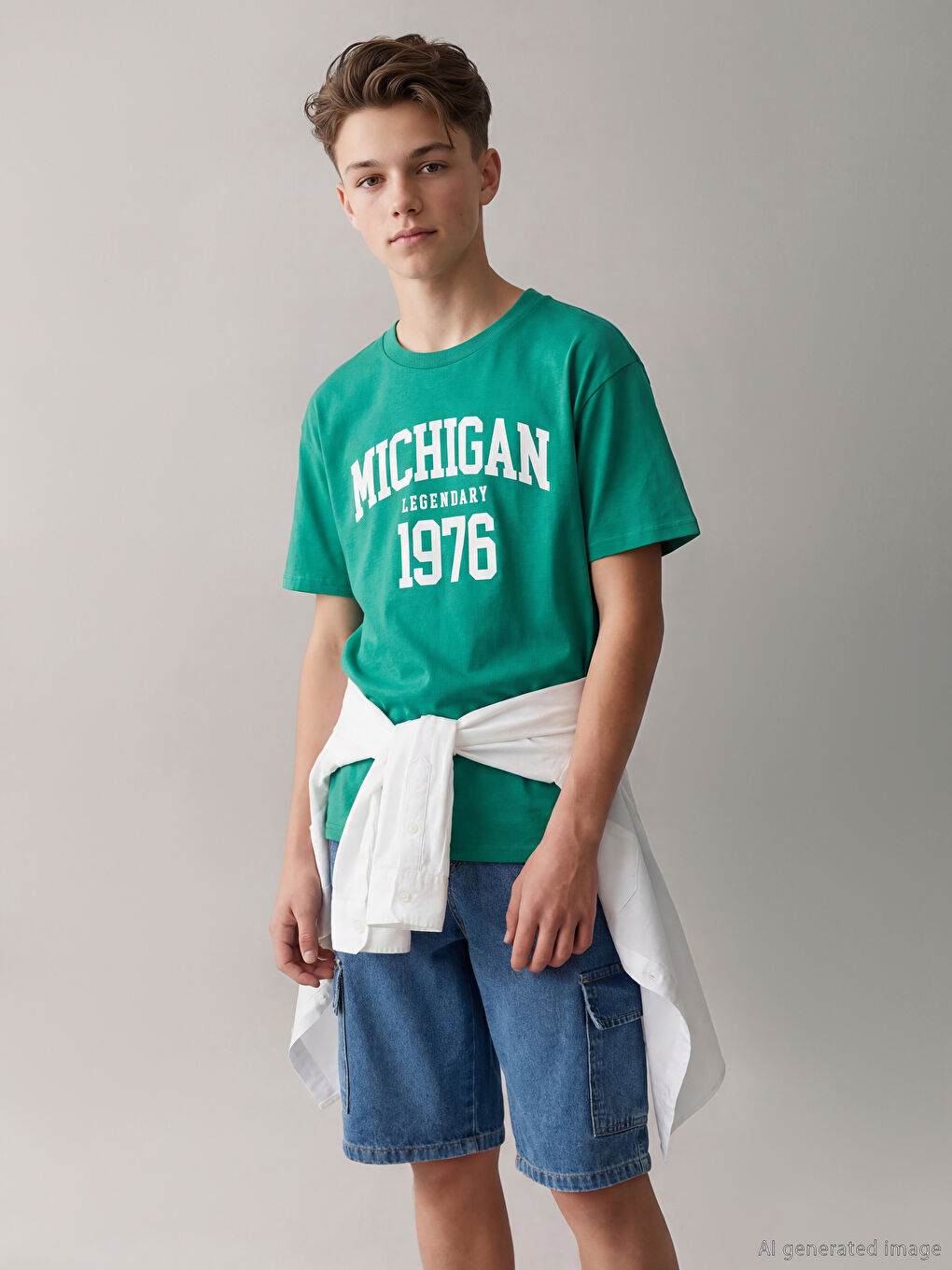 Bedrucktes T-Shirt für Jungen