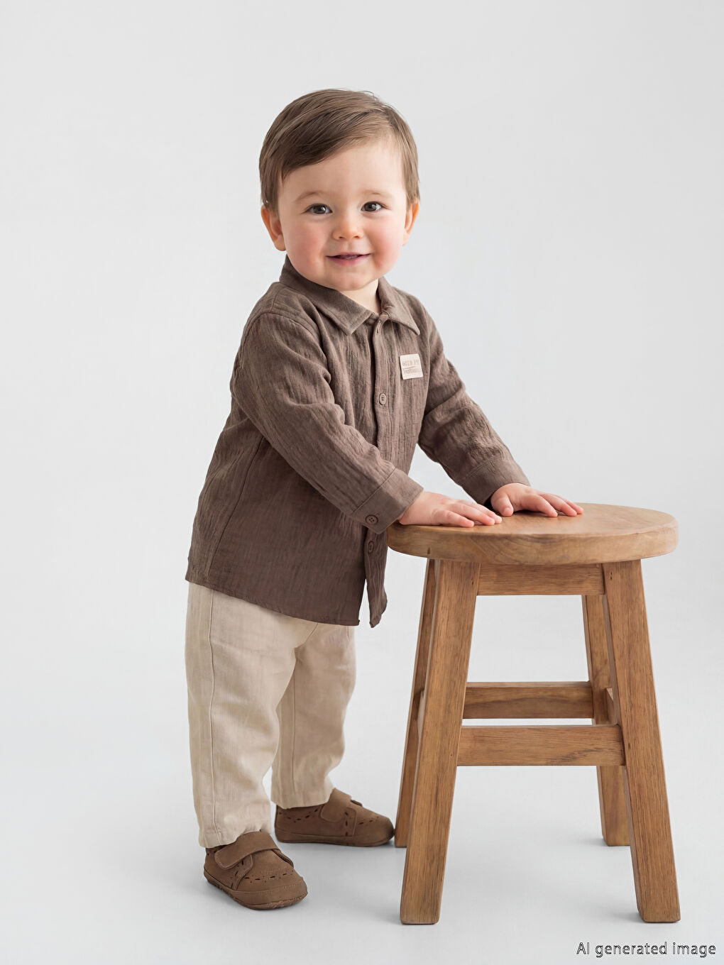 Kahverengi Erkek Bebek 3'lü Takım