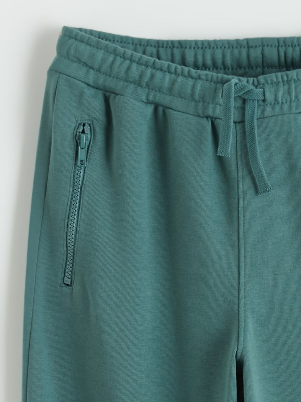 Petrol Beli Lastikli Erkek Çocuk Eşofman Altı-1