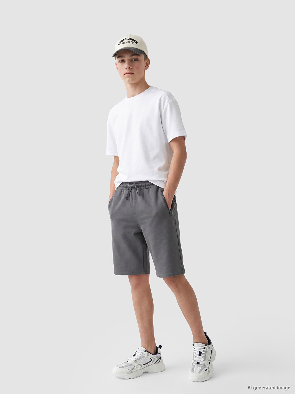 Pantaloni scurți băieți cu talie elastică