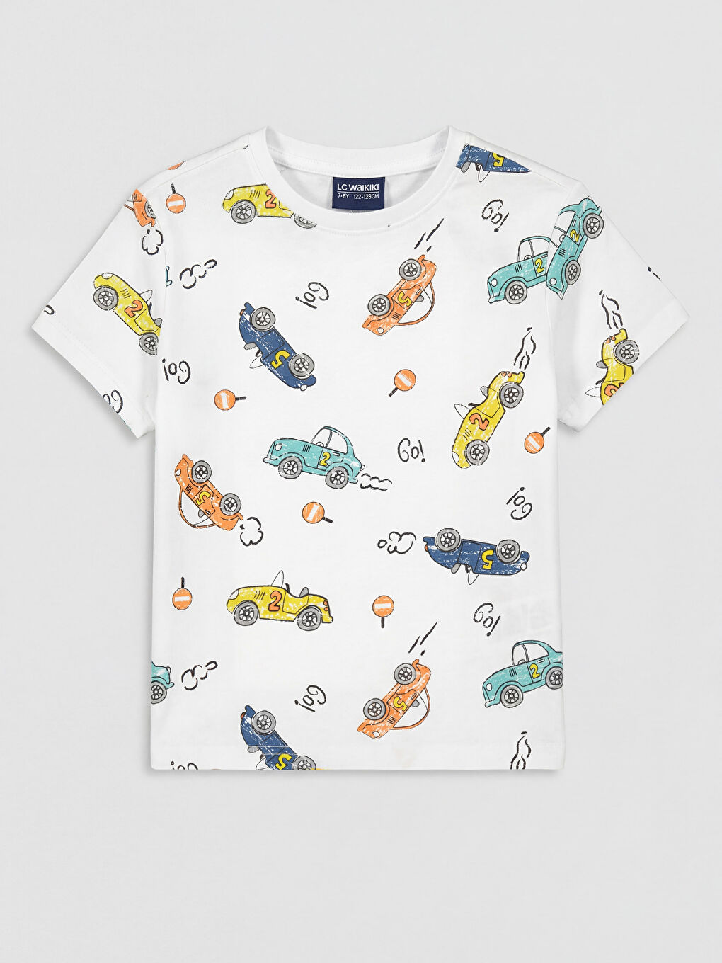 Car Printed Boys' Shortie Pyjamas Set-1