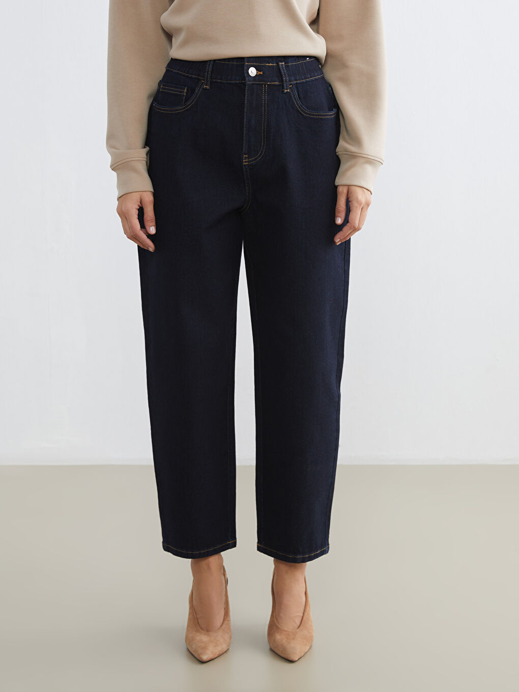 Әйелдер ИНДИГО Джинсы шалбар-1