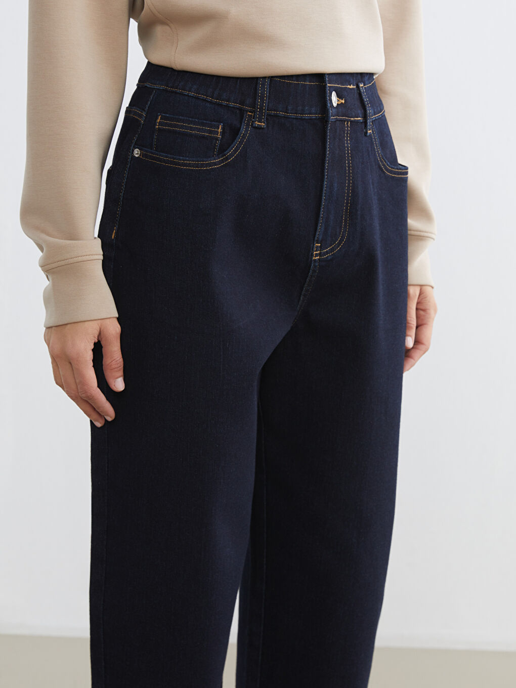 Әйелдер ИНДИГО Джинсы шалбар-2