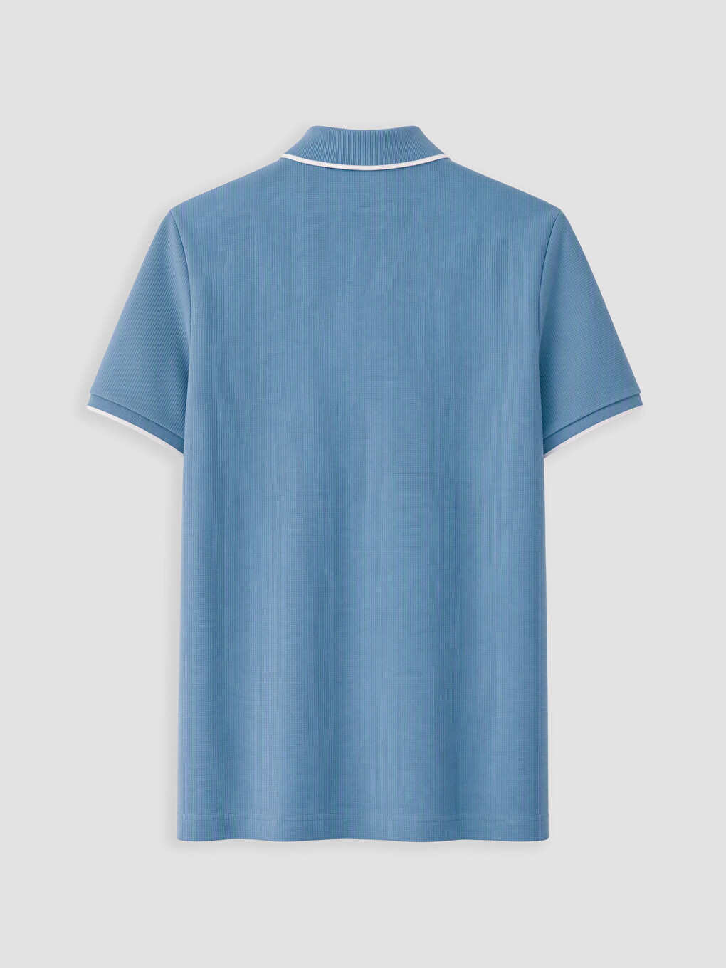Polo Collar Waffle Men's T-shirt-6
