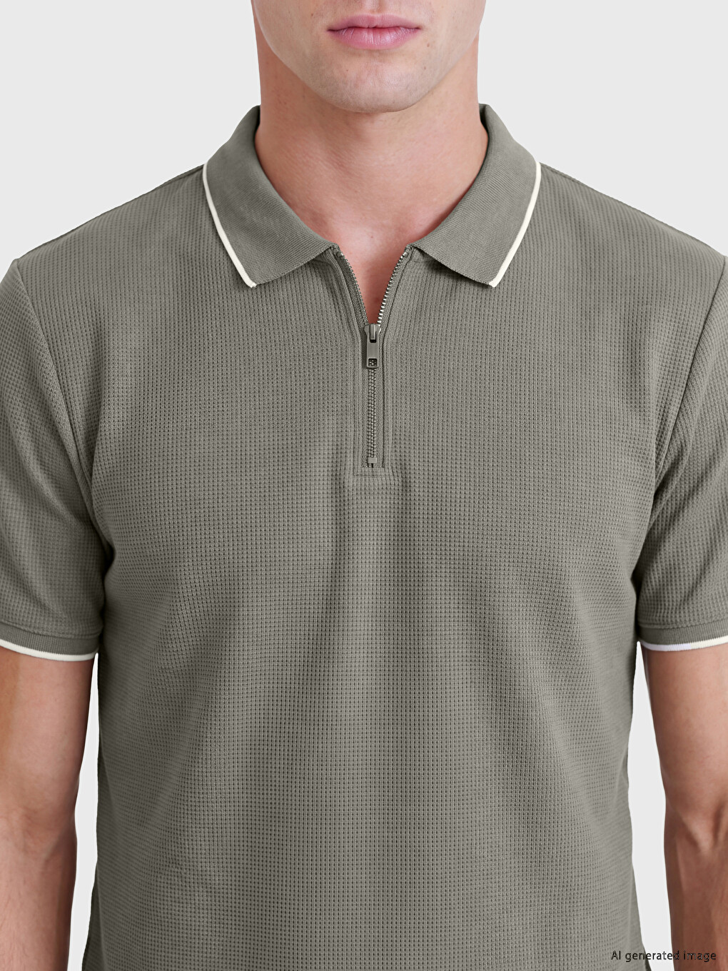 Mashkull Jeshil T-shirt-2