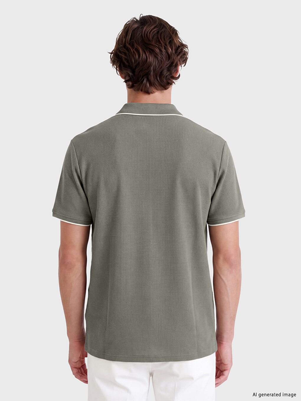 Mashkull Jeshil T-shirt-3