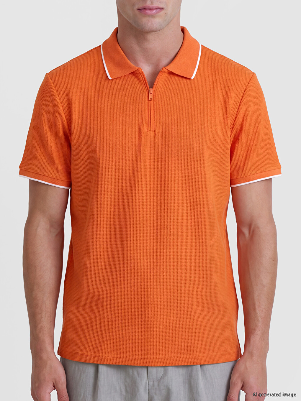 Man Orange T-shirt-2
