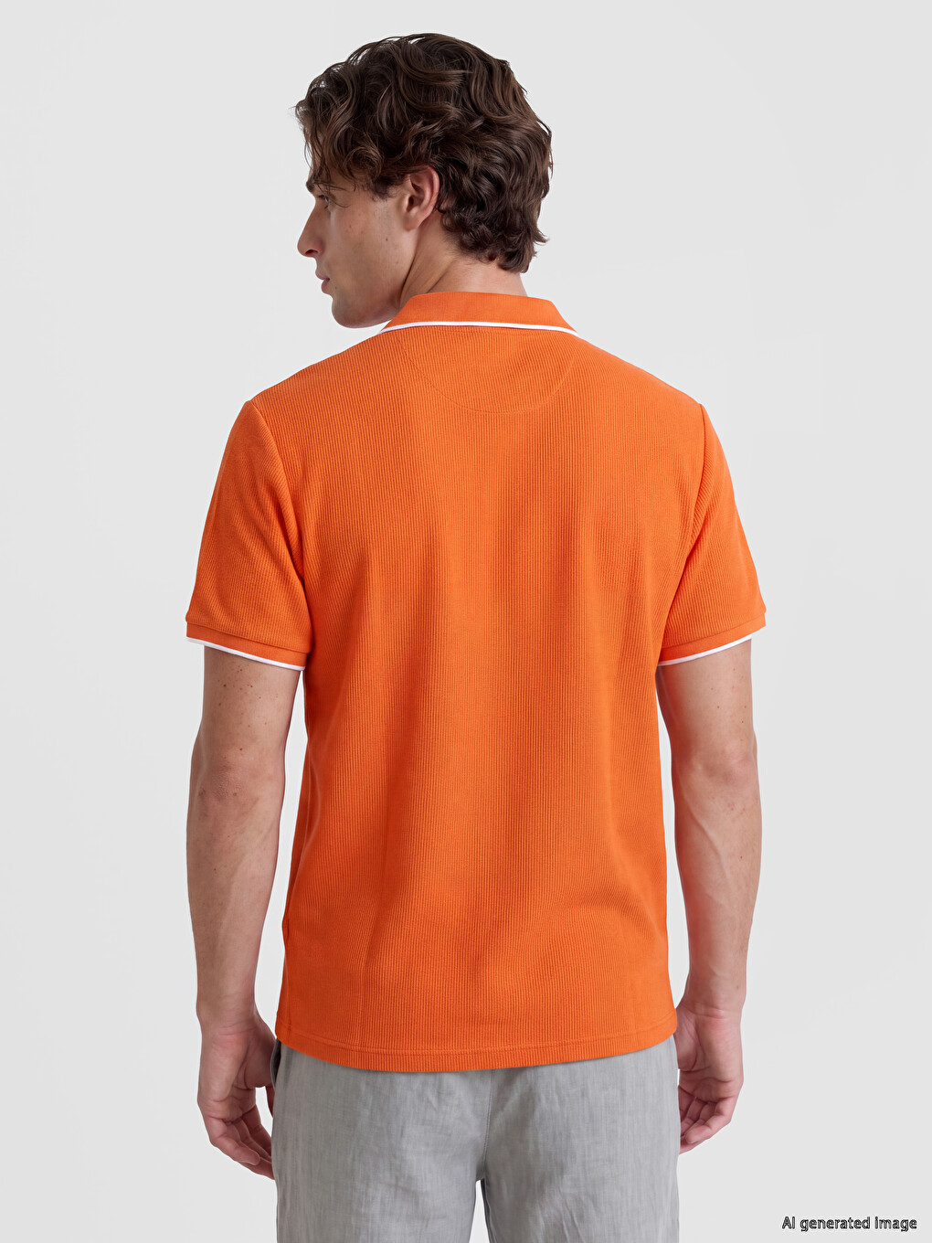 Man Orange T-shirt-3